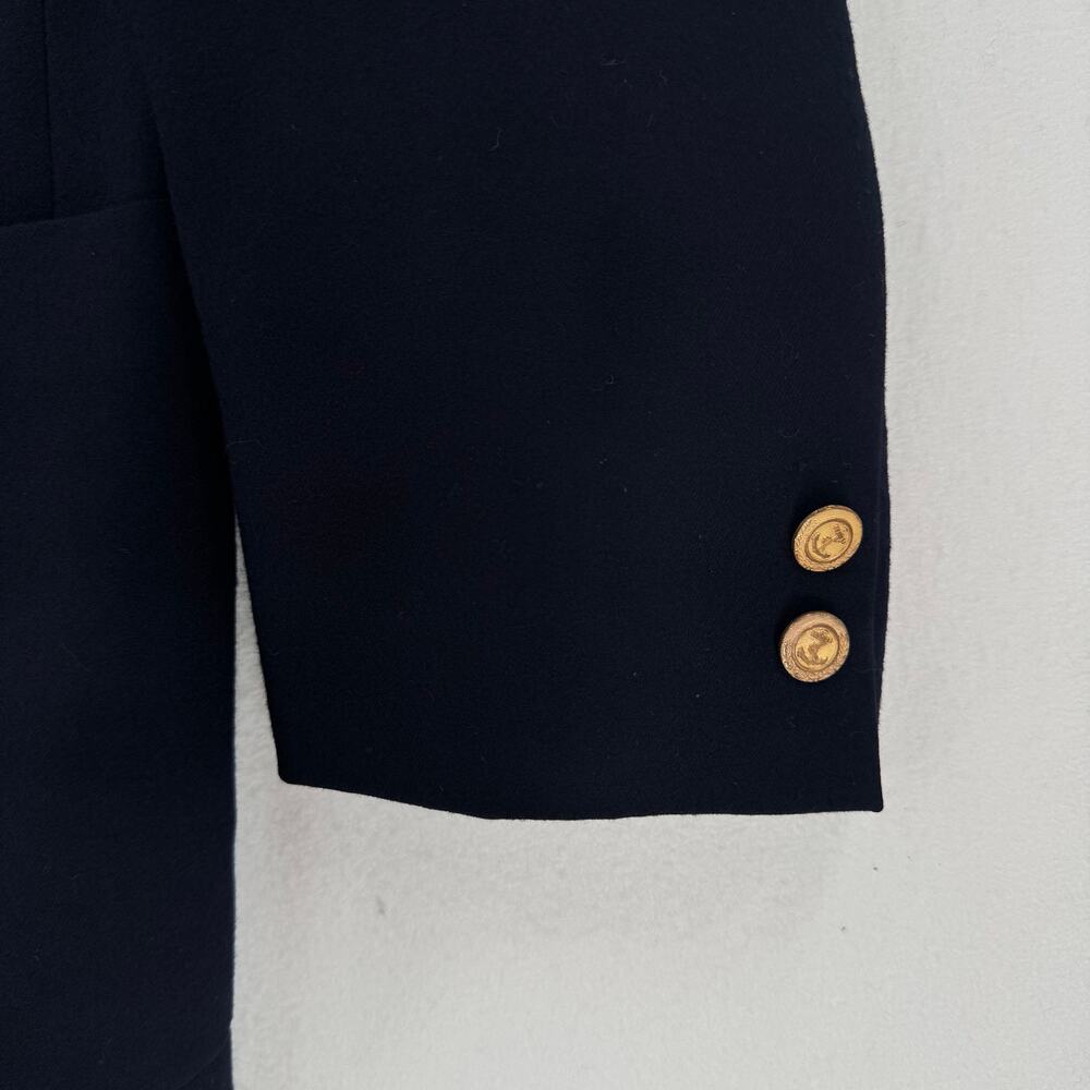 Scabel Navy Blue Suit Jacket Sz 42 Savile Row Old Money Mens Blazer Versatile - Picture 7 of 14